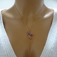 Beelo Gold 14K Altın Arı Kolye