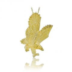 Beelo Gold 14K Altın Kartal Kolye