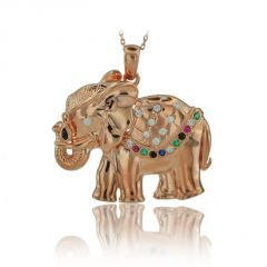 Beelo Gold 14K Altın Fil Kolye