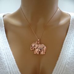 Beelo Gold 14K Altın Fil Kolye