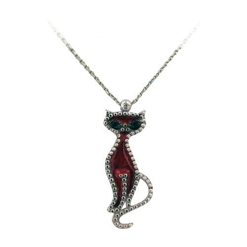 Beelo Silver 925K Gümüş Kedi Kolye SNC1568
