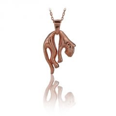 Beelo Gold 14K Altın Jaguar Kolye