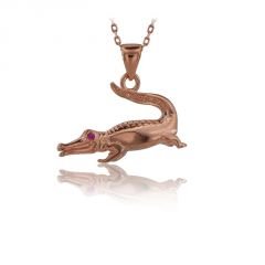 Beelo Gold 14K Altın Timsah Kolye