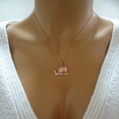 Beelo Gold 14K Altın Salyangoz Kolye