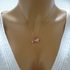 Beelo Gold 14K Altın Aslan Kolye