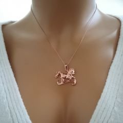 Beelo Gold 14K Altın At Kolye