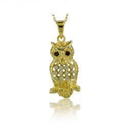 Beelo Gold 14K Altın Baykuş Kolye