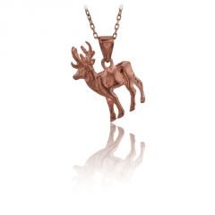 Beelo Gold 14K Altın Geyik Kolye