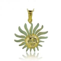 Beelo Gold 14K Altın Güneş Kolye