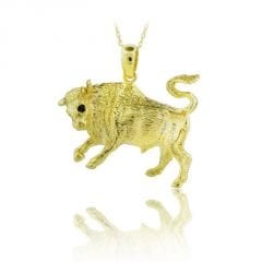 Beelo Gold 14K Altın Boğa Kolye