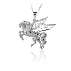 Beelo Gold 14K Altın At Pegasus Kolye