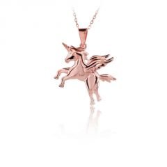 Beelo Gold 14K Altın At Pegasus Kolye