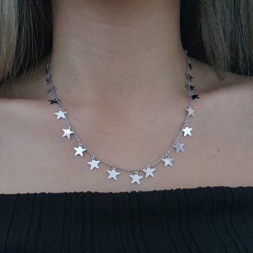 Beelo Silver 925K Gümüş Yıldız Kolye