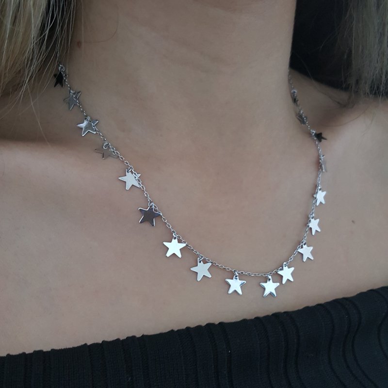 Beelo Silver 925K Gümüş Yıldız Kolye
