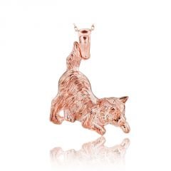 Beelo Gold 14K Altın Kedi Kolye