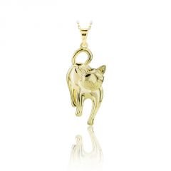 Beelo Gold 14K Altın Kedi Kolye