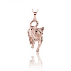 Beelo Gold 14K Altın Kedi Kolye