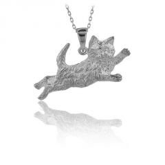 Beelo Gold 14K Altın Kedi Kolye