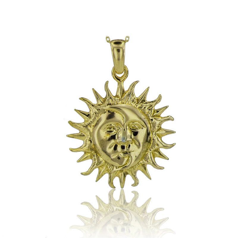 Beelo Gold 14K Altın Güneş Kolye