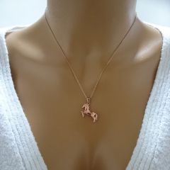 Beelo Gold 14K Altın At Kolye