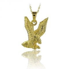 Beelo Gold 14K Altın Kartal Kolye