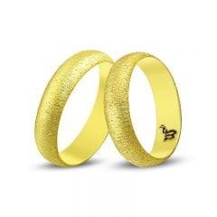 Beelo Gold 14K Altın Fantazi Alyans Yüzük BGHBD001