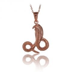 Beelo Gold 14K Altın Kobra Yılanı Kolye