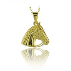 Beelo Gold 14K Altın At Kolye
