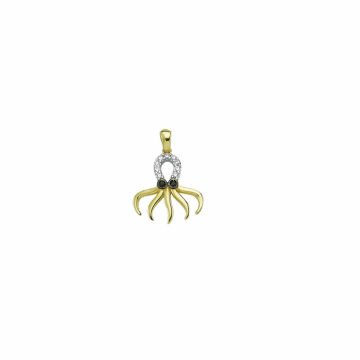 Beelo Gold 14K Altın Ahtapot Kolye Ucu