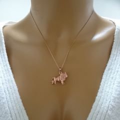 Beelo Gold 14K Altın Aslan Kolye
