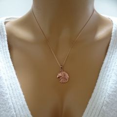 Beelo Gold 14K Altın Kartal Kolye