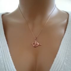 Beelo Gold 14K Altın Salyangoz Kolye