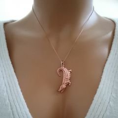 Beelo Gold 14K Altın Timsah Kolye