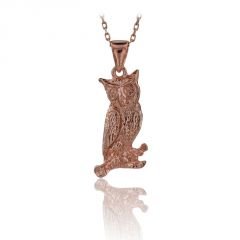 Beelo Gold 14K Altın Baykuş Kolye