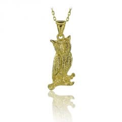Beelo Gold 14K Altın Baykuş Kolye