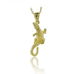Beelo Gold 14K Altın Timsah Kolye