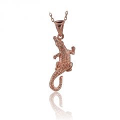 Beelo Gold 14K Altın Timsah Kolye