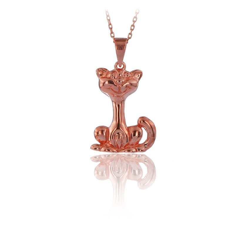 Beelo Gold 14K Altın Kedi Kolye