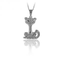 Beelo Gold 14K Altın Kedi Kolye
