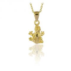 Beelo Gold 14K Altın Kurbağa Kolye
