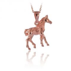 Beelo Gold 14K Altın At Tay Kolye