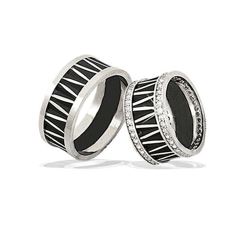 Beelo Silver 925K Gümüş İkili Alyans Yüzük
