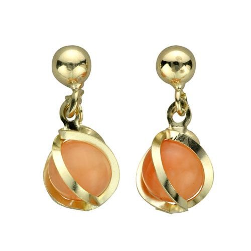 Beelo Gold 14K Altın Mercan Küpe EIN018