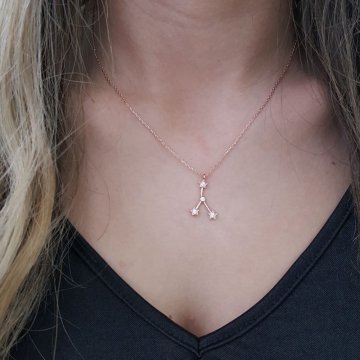 Beelo Silver 925K Gümüş Yengeç Burcu  Kolye