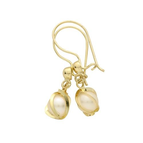 Beelo Gold 14K Altın İnci Küpe EIN022