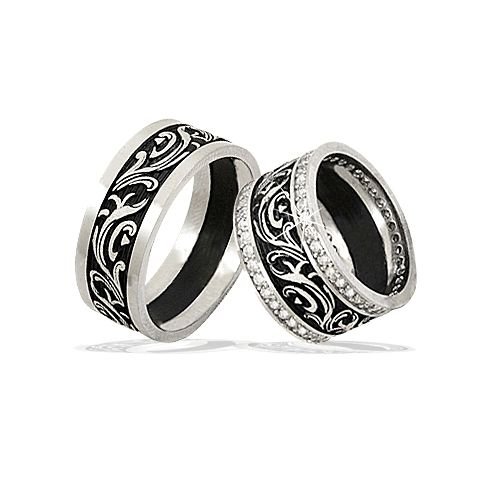 Beelo Silver 925K Gümüş İkili Alyans Yüzük