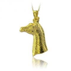 Beelo Gold 14K Altın Zürafa Kolye