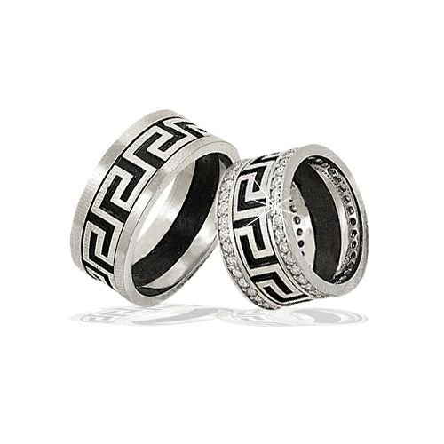 Beelo Silver 925K Gümüş İkili Alyans Yüzük