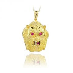 Beelo Gold 14K Altın Aslan Kolye