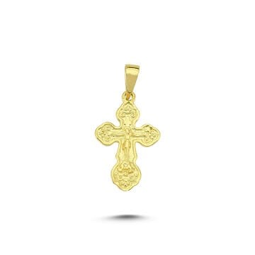 Beelo Gold 14K Altın Haç Kolye Ucu